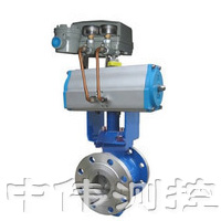 氣動V型調節(jié)球閥